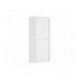 Hjørnegarderobe Nepo 80x197 cm - Hvit matt - 2 dører