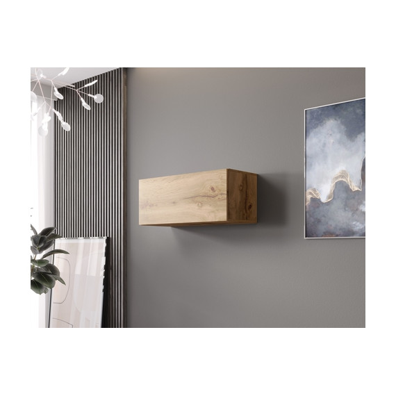 Skap Alaska 90x35 cm - Eikelook - 1 dør