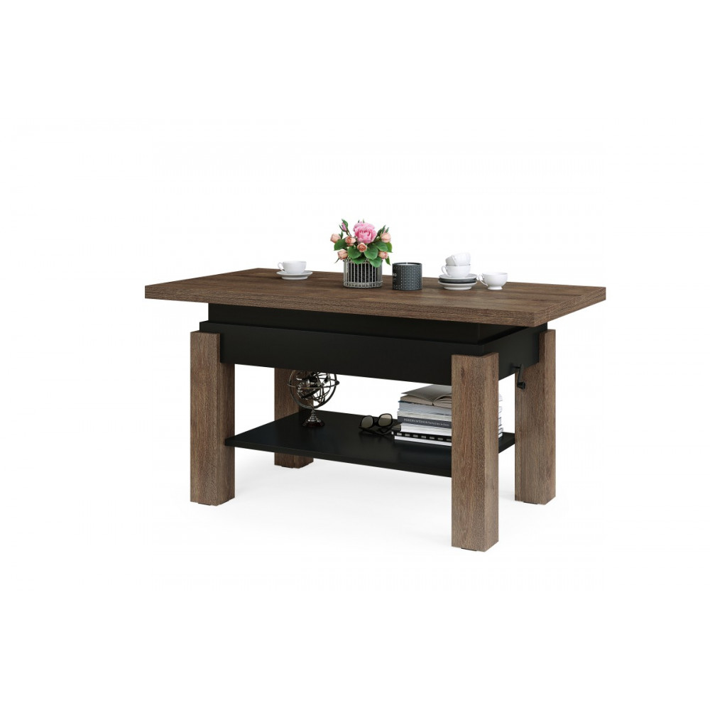 Billig sofabord med oppbevaring Justerbar stuebord Møbelland.no