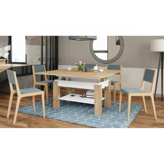 Sofabord Brawo 130 cm - høyt - justerbart