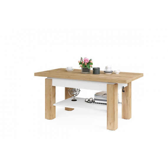 Sofabord Brawo 130 cm - høyt - justerbart