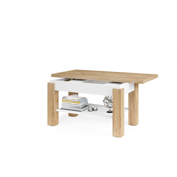 Sofabord Brawo 130 cm - høyt - justerbart