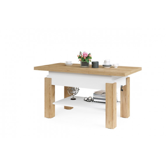 Sofabord Brawo 130 cm - høyt - justerbart