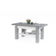 Sofabord Brawo 110x60 cm - betong - hvit matt - justerbart