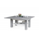 Sofabord Brawo 110x60 cm - betong - hvit matt - justerbart
