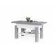 Sofabord Brawo 110x60 cm - betong - hvit matt - justerbart