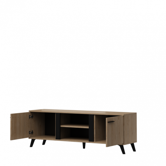 Tv-benk Gaya 154x52 cm - med bein