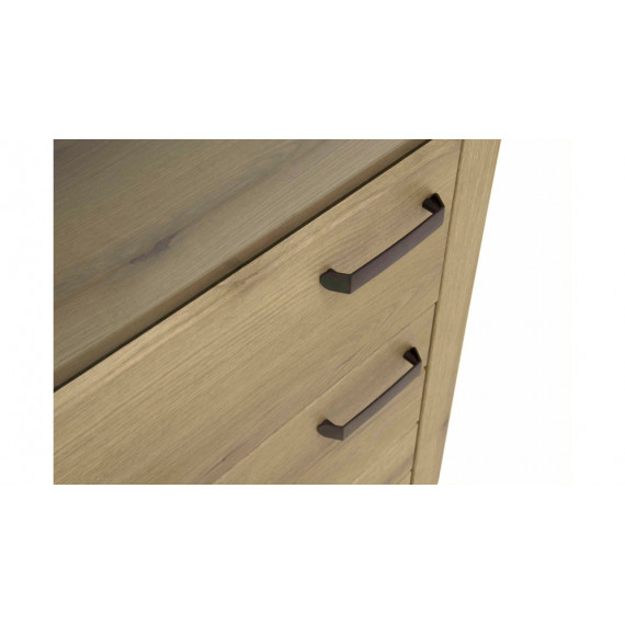 Vitrineskap Den 62x197 cm - Eikelook - 2 dører