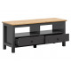 Tv-benk Hesen 137x59 cm - med hylle - 2 skuffer