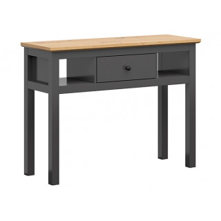 Sminkebord Hesen 114x86 cm - grafitt - eik artisan