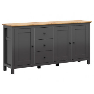 Skjenk Hesen 199x96 cm - 3 dører - 3 skuffer