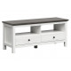 Tv-benk Hesen 137x59 cm - med hylle - 2 skuffer