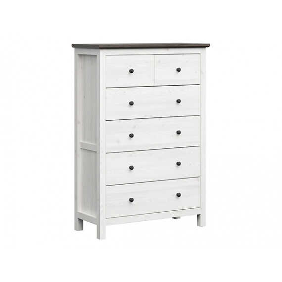 Kommode Hesen 101x145 cm - 6 skuffer