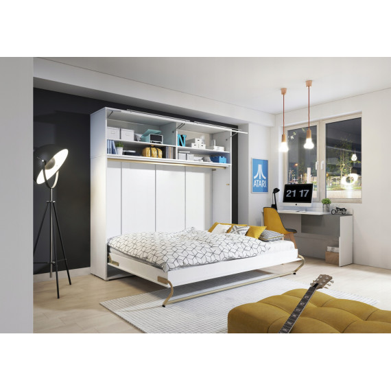 Skapseng Concept Pro 90 x 200 - horisontal - hvit høyglans