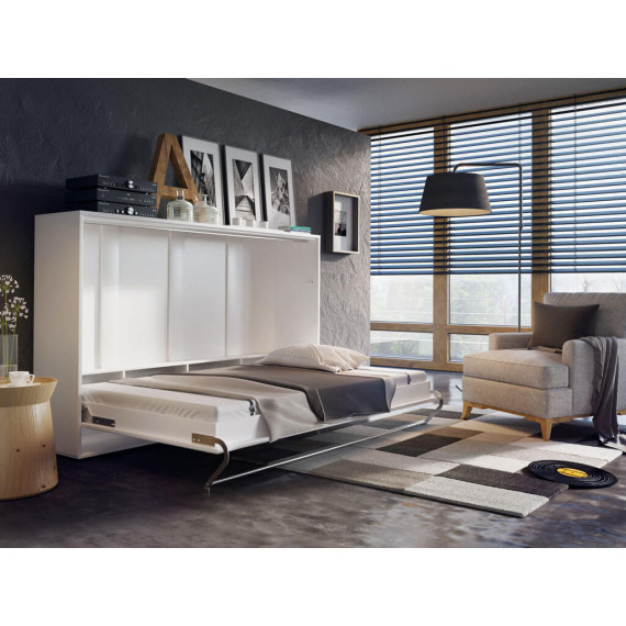 Skapseng Concept Pro 120 x 200 - horisontal - hvit høyglans