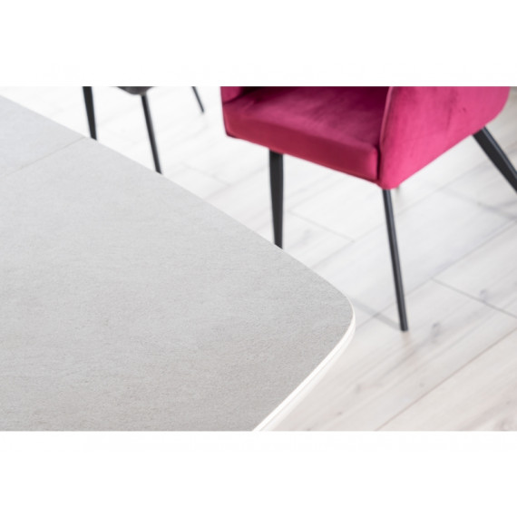 Spisebord Amari 160-220 cm - Grå - Keramikk