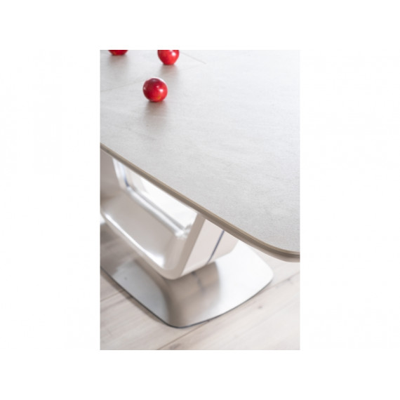 Spisebord Amari 160-220 cm - Grå - Keramikk