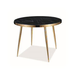 Spisebord Kalvin 100 cm - Glass - Rundt