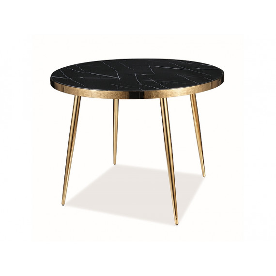 Spisebord Calvin 100 cm - Glass - Rundt