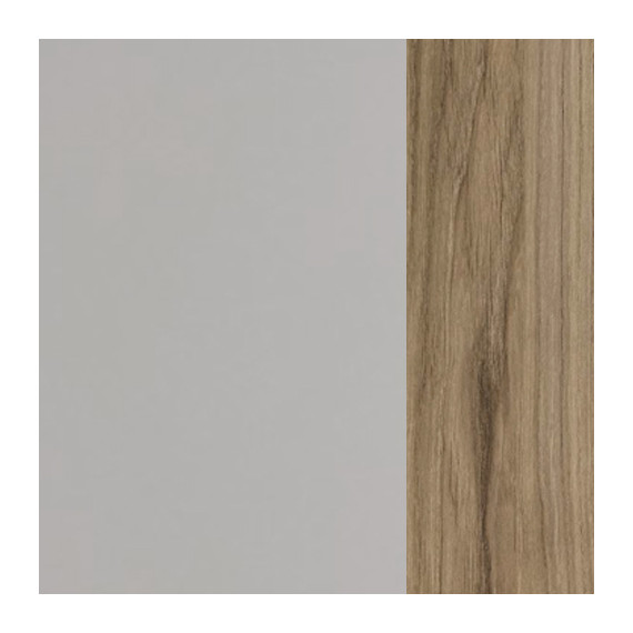 Seng Surf 120x200 cm - Grå matt - Eik catania