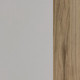 Skap Surf 59x194 cm - Grå matt - Eik catania - 2 dører