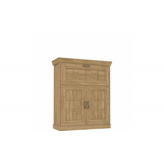 Skjenk Kalikst 119x141 cm - Eik waterford - 3 dører