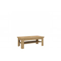 Sofabord med hylle Kalikst 120x45 cm - eik waterford