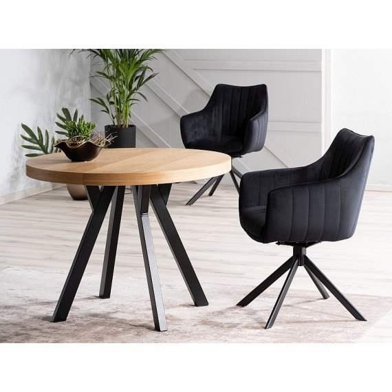 Spisebord Dominga 100-250 cm - Rundt uttrekkbart