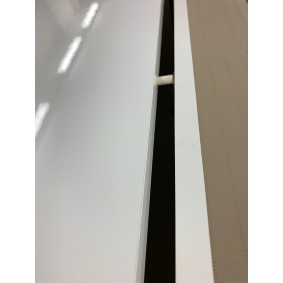 TV benk Slide 200 cm - hvit høyglans- vegghengt