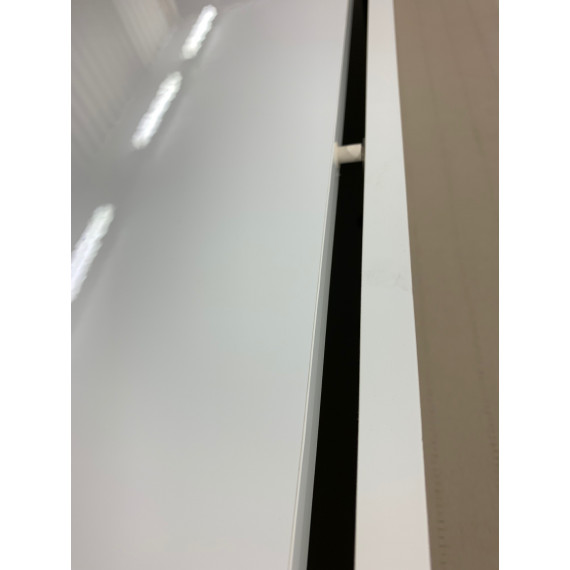 TV benk Slide 200 cm - hvit høyglans- vegghengt