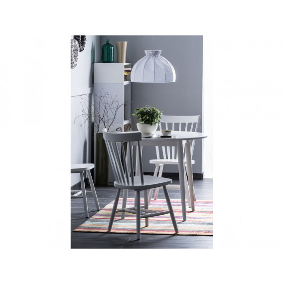 Spisebord Larsson 90 cm - Rundt - Hvit