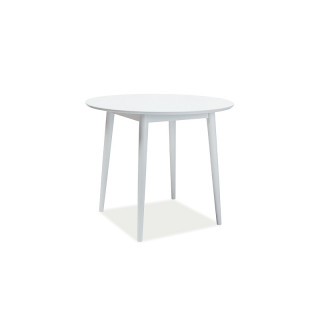 Spisebord Larsson 90 cm - Rundt - Hvit