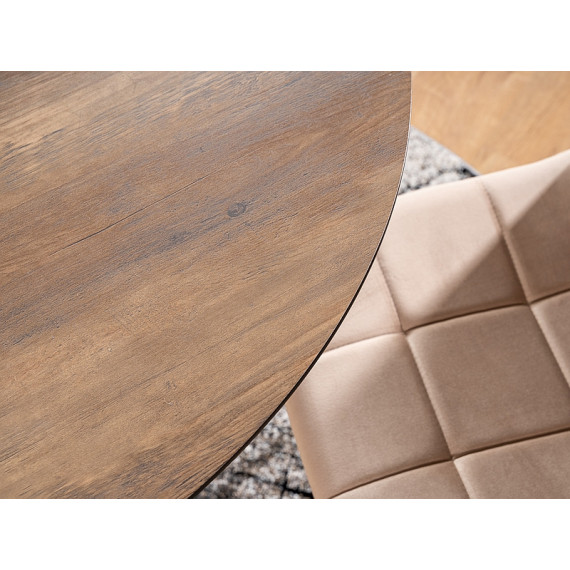 Spisebord Oakland 100 cm - Rundt - Nøtt