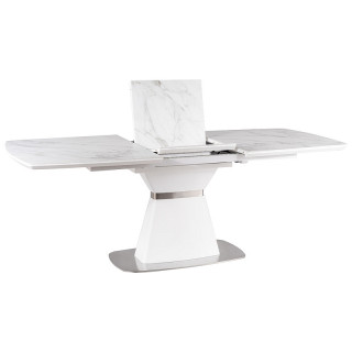 Spisebord Satur 160-210 cm - Keramikk - Marmorlook