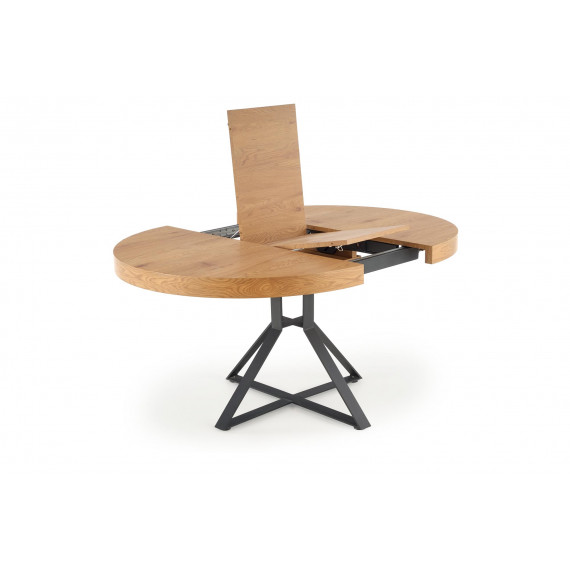 Spisebord Merco 120 cm - Rundt uttrekkbart - Eik
