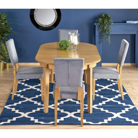 Spisebord Sorbus 100-200 cm - Rundt uttrekkbart - Eik