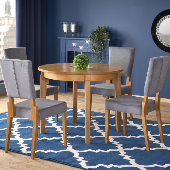 Spisebord Sorbus 100-200 cm - Rundt uttrekkbart - Eik