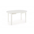 Spisebord Ringa 102-142 cm - Rundt uttrekkbart - Hvit