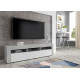 Vegghengt tv-bord Moreno 160 cm - Betong - Hvit