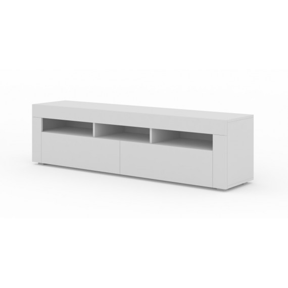 Vegghengt tv-bord Moreno 160 cm - Hvit