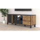 Tv-benk Hayato 155x56 cm - trelook - svart matt