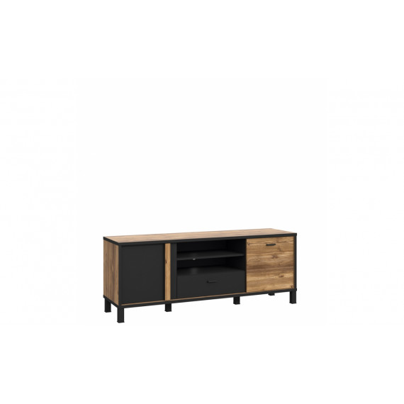 Tv-benk Hayato 155x56 cm - trelook - svart matt