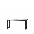 Spisebord Roma 170-225 cm - Grå høyglans