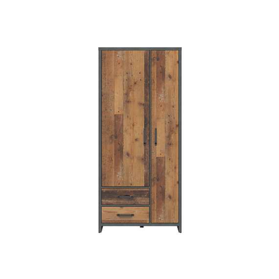 Garderobe Weston 90x200 cm - Trelook - Gammel look