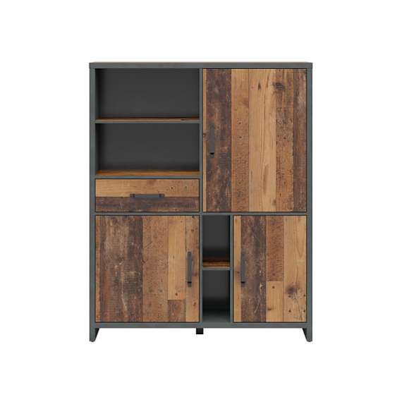 Skjenk Weston 120x150 cm - trelook - gammel look