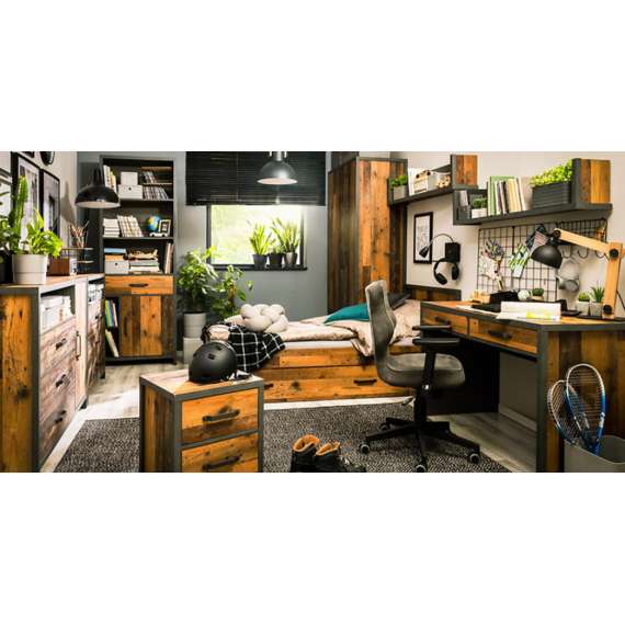 Skjenk Weston 120x150 cm - trelook - gammel look