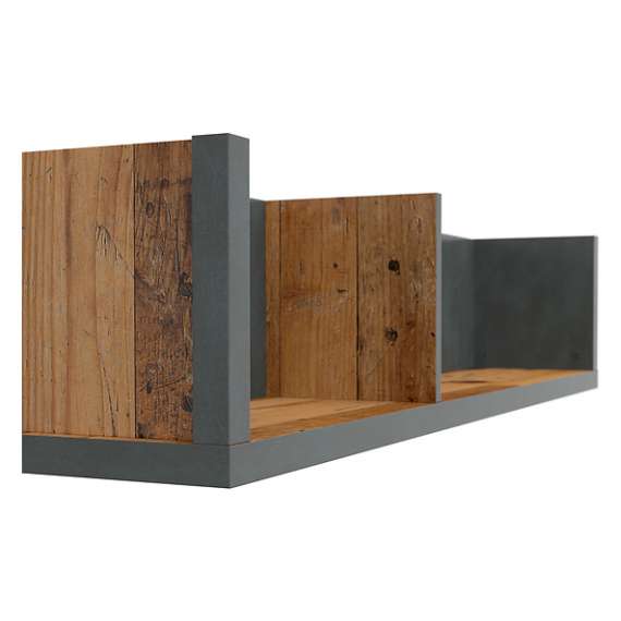 Vegghylle Weston 120 cm - trelook - gammel look