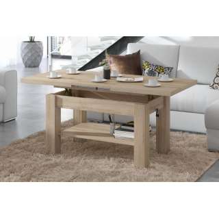 Sofabord Astoria - 110-150x68 cm  - eik sonoma - justerbart