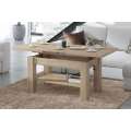 Sofabord Astoria - 110-150x68 cm  - eik sonoma - justerbart