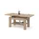 Sofabord Astoria - 110-150x68 cm  - eik sonoma - justerbart